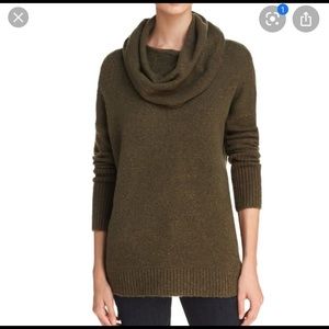M French Connection Green Cowl Neck Sweater